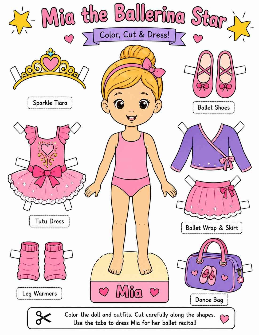 Mia the Ballerina Star - Sample Output